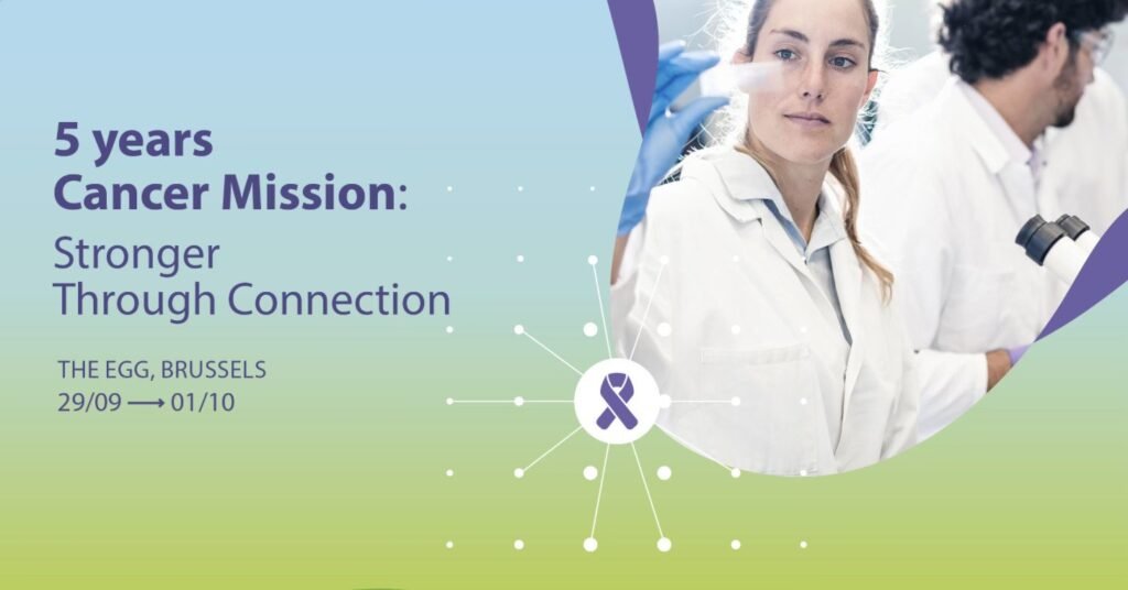 Visual of the event 5 Years EU Cancer Mission: Stronger Through Connection, The Egg, Brussels