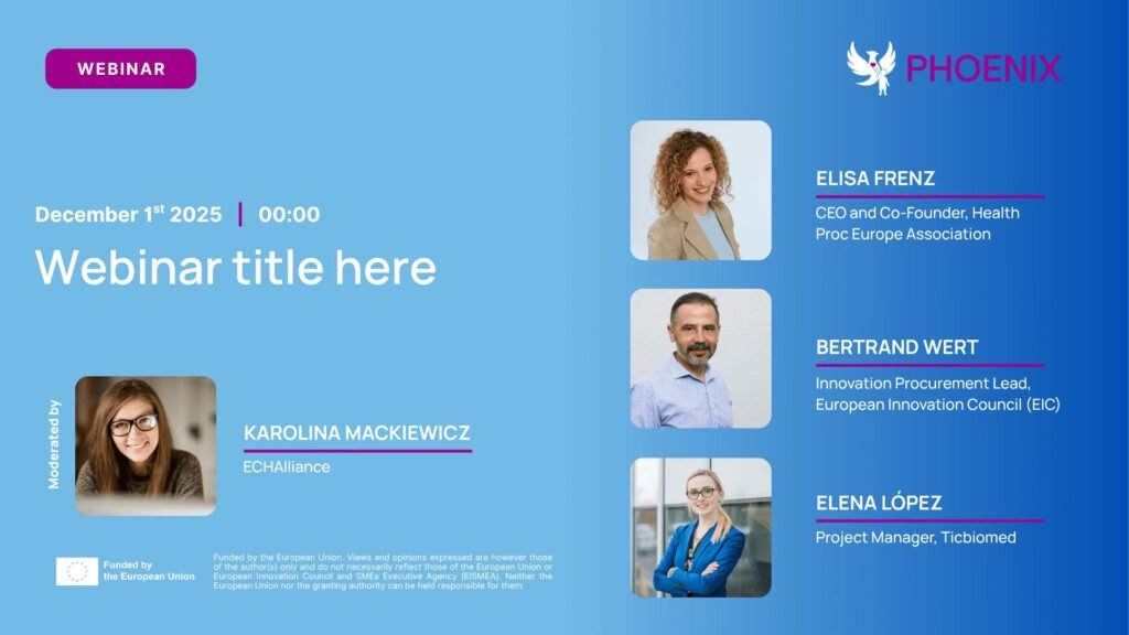 PHOENIX webinar cover with speaker portraits